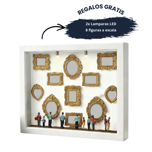 TinyTale™ Mini-museo con recuerdos fotográficos